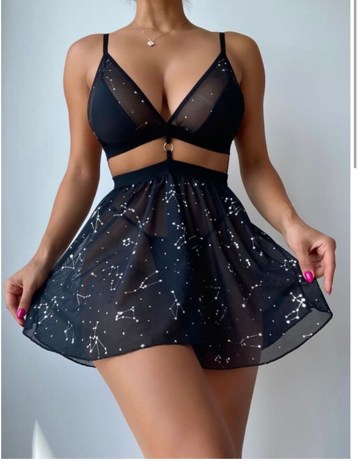 YILDIZ DESENLİ ETEK