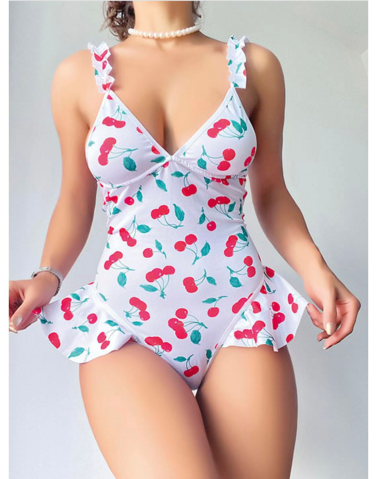 VİŞNE DESENLİ BODY